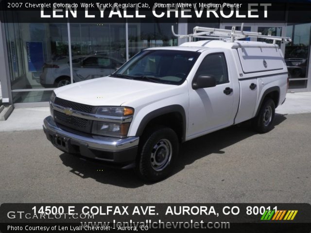 2007 Chevrolet Colorado Work Truck Regular Cab in Summit White