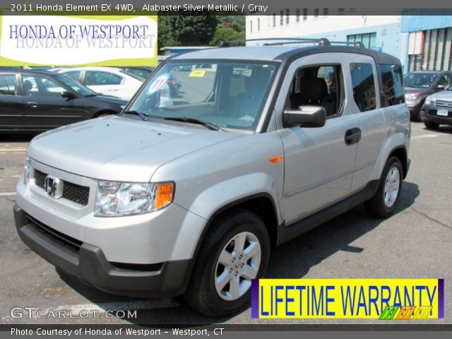 2011 Honda Element EX 4WD in Alabaster Silver Metallic
