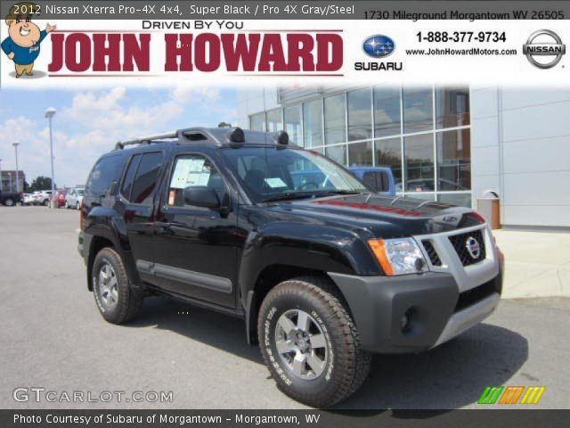 2012 Nissan Xterra Pro-4X 4x4 in Super Black