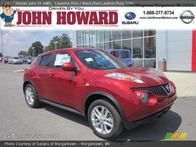 2012 Nissan Juke SV AWD in Cayenne Red