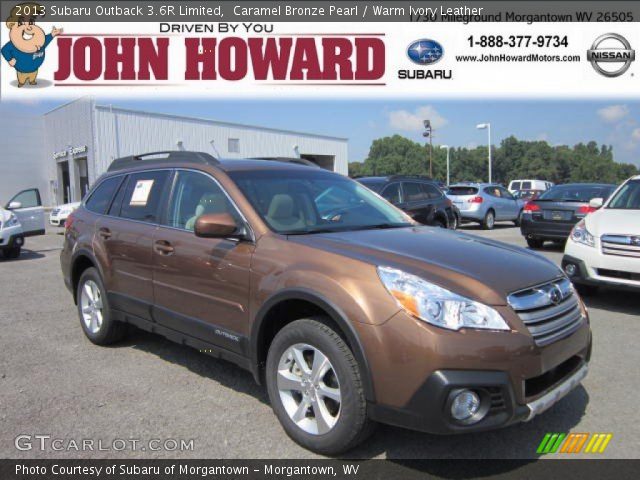 2013 Subaru Outback 3.6R Limited in Caramel Bronze Pearl