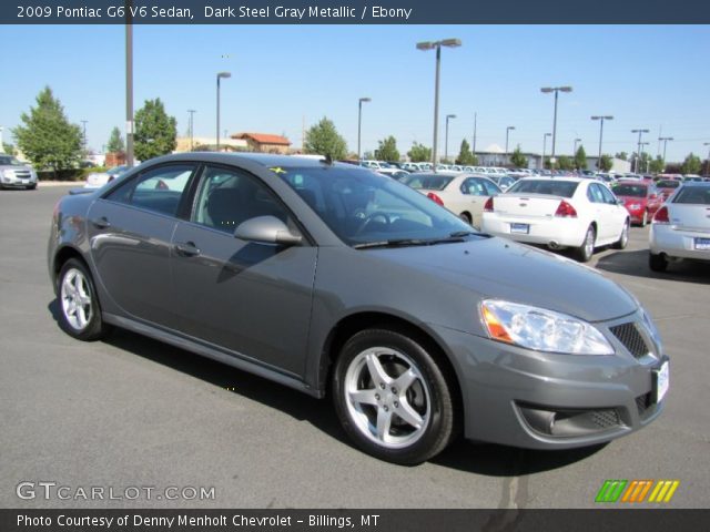 2009 Pontiac G6 V6 Sedan in Dark Steel Gray Metallic