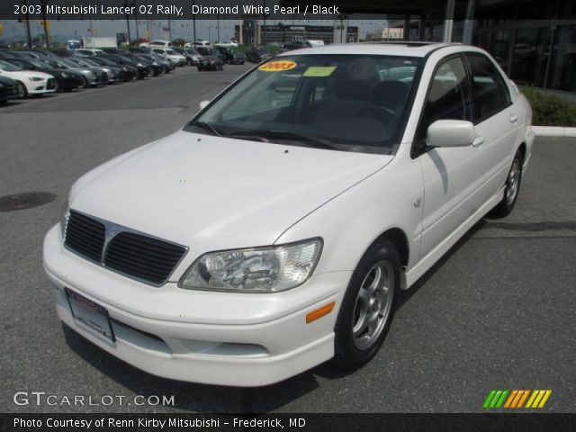 2003 Mitsubishi Lancer OZ Rally in Diamond White Pearl