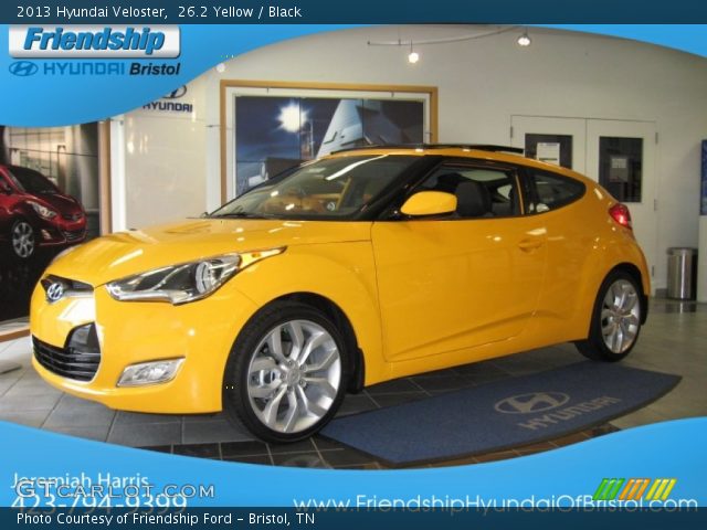 2013 Hyundai Veloster  in 26.2 Yellow