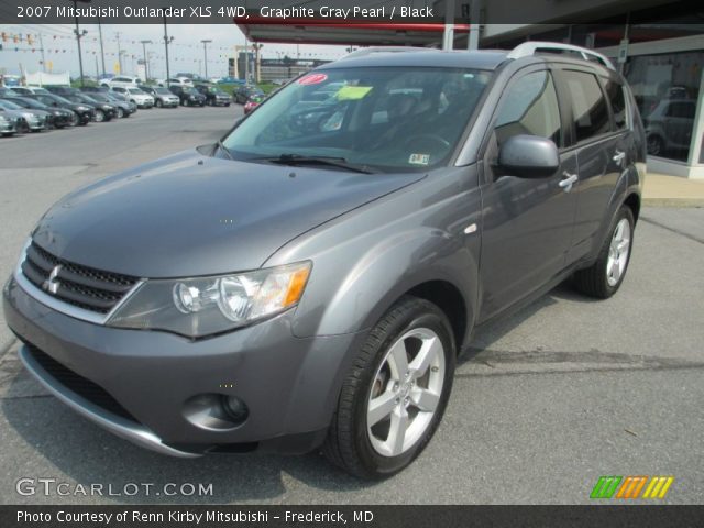 2007 Mitsubishi Outlander XLS 4WD in Graphite Gray Pearl