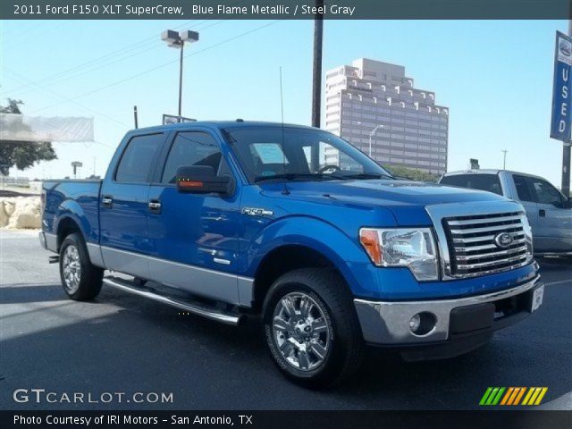 2011 Ford F150 XLT SuperCrew in Blue Flame Metallic