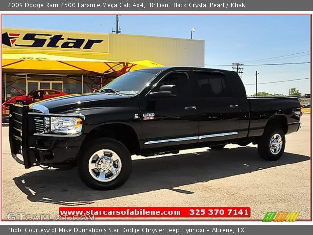 2009 Dodge Ram 2500 Laramie Mega Cab 4x4 in Brilliant Black Crystal Pearl