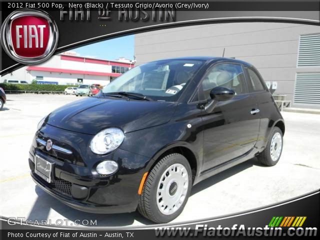 2012 Fiat 500 Pop in Nero (Black)
