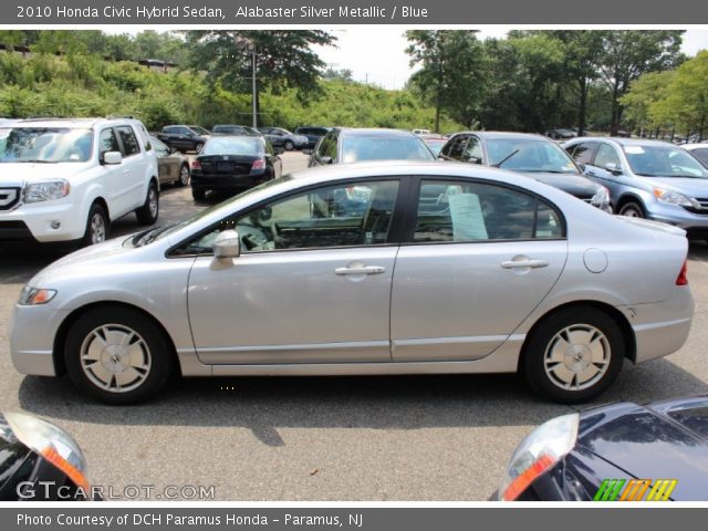 2010 Honda Civic Hybrid Sedan in Alabaster Silver Metallic