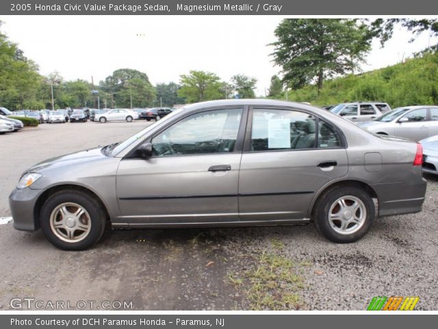 2005 Honda Civic Value Package Sedan in Magnesium Metallic