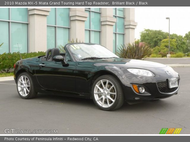 2010 Mazda MX-5 Miata Grand Touring Hard Top Roadster in Brilliant Black