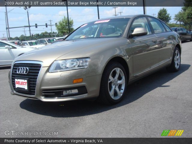 2009 Audi A6 3.0T quattro Sedan in Dakar Beige Metallic