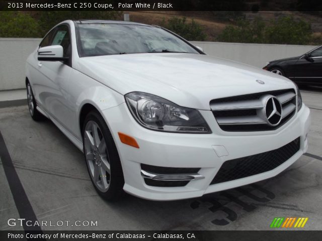 2013 Mercedes-Benz C 250 Coupe in Polar White