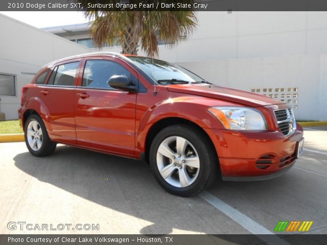 2010 Dodge Caliber SXT in Sunburst Orange Pearl