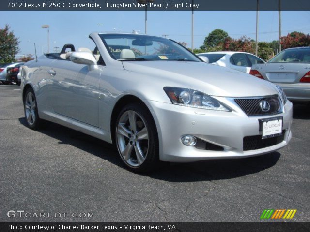 2012 Lexus IS 250 C Convertible in Tungsten Silver Pearl