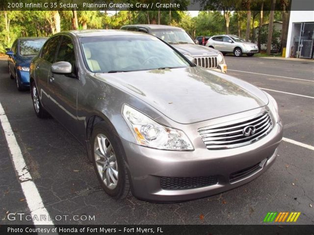 2008 Infiniti G 35 Sedan in Platinum Graphite Gray