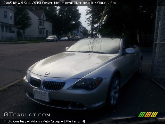 2005 BMW 6 Series 645i Convertible in Mineral Silver Metallic