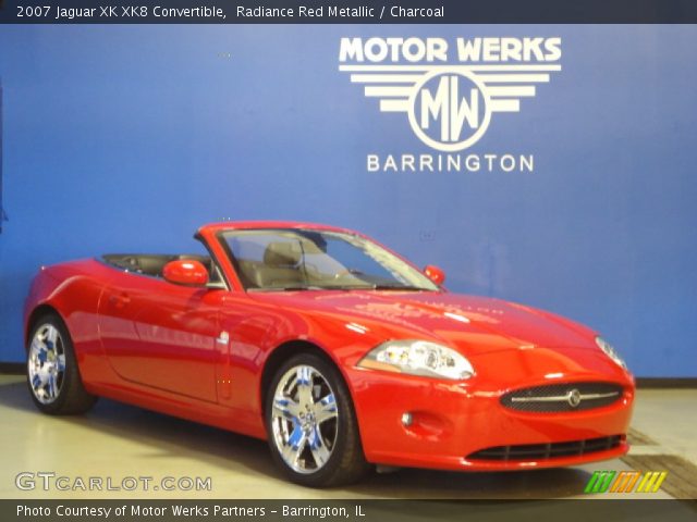 2007 Jaguar XK XK8 Convertible in Radiance Red Metallic