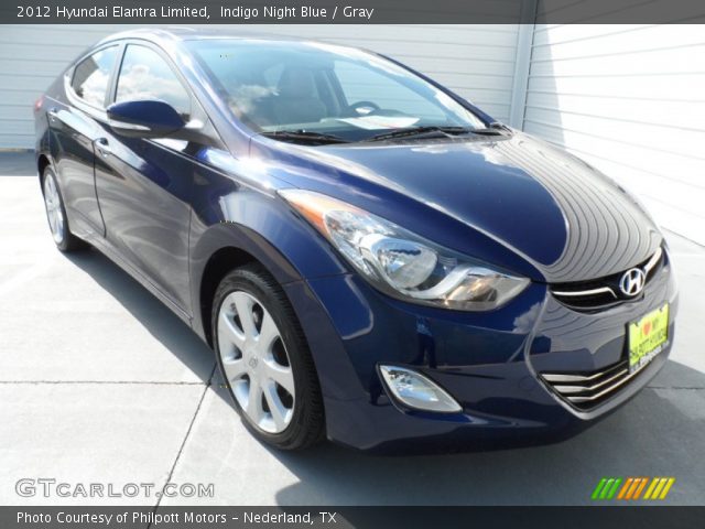 2012 Hyundai Elantra Limited in Indigo Night Blue