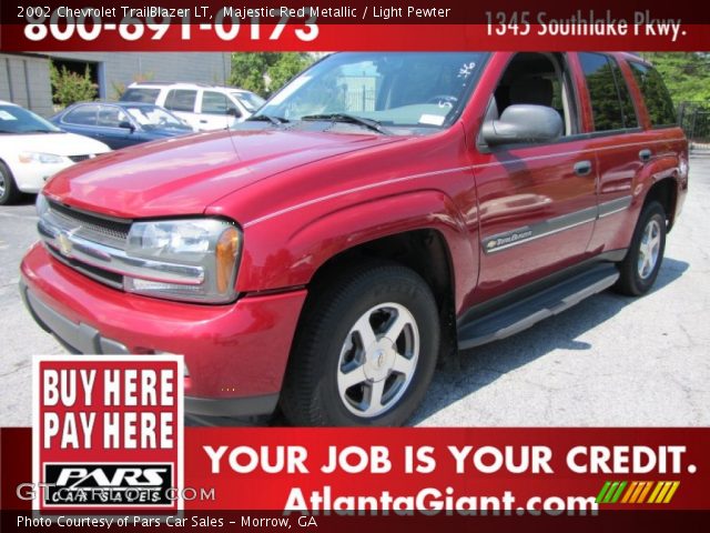 2002 Chevrolet TrailBlazer LT in Majestic Red Metallic