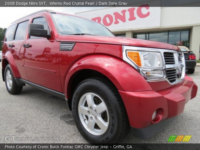 2008 Dodge Nitro SXT in Inferno Red Crystal Pearl