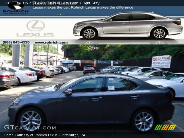 2012 Lexus IS 250 AWD in Nebula Gray Pearl