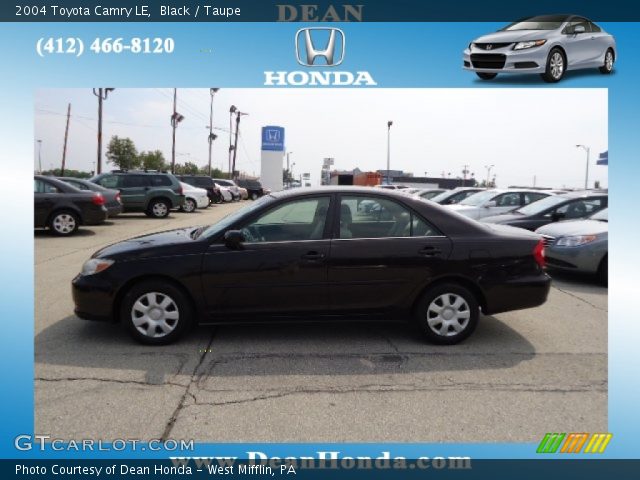 2004 Toyota Camry LE in Black