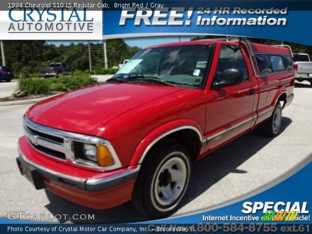 1994 Chevrolet S10 LS Regular Cab in Bright Red