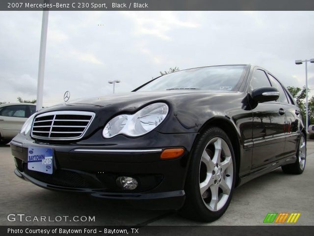 2007 Mercedes-Benz C 230 Sport in Black