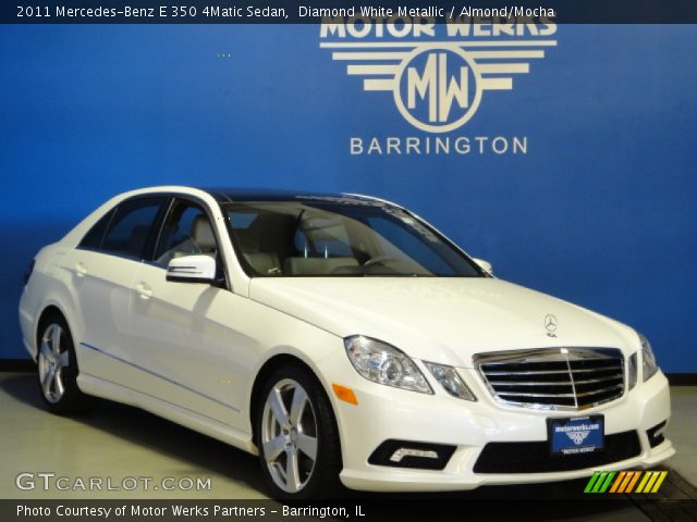 2011 Mercedes-Benz E 350 4Matic Sedan in Diamond White Metallic