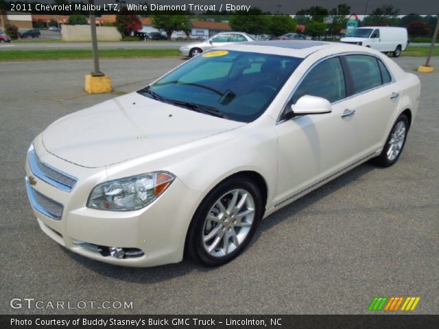 2011 Chevrolet Malibu LTZ in White Diamond Tricoat