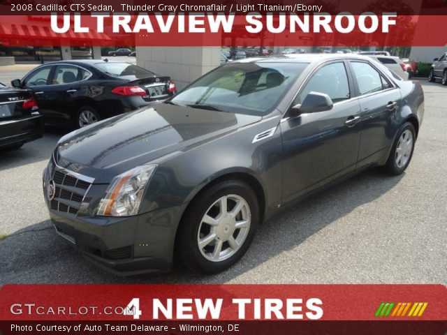 2008 Cadillac CTS Sedan in Thunder Gray Chromaflair