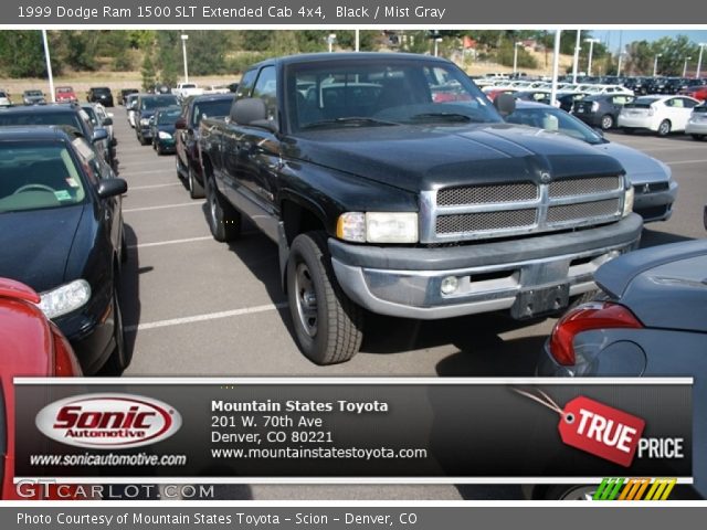 1999 Dodge Ram 1500 SLT Extended Cab 4x4 in Black