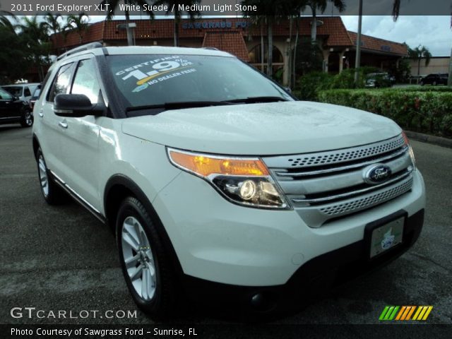 2011 Ford Explorer XLT in White Suede
