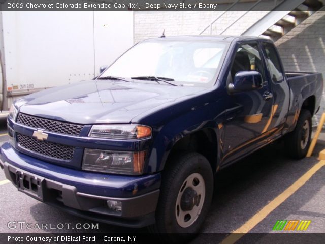 2009 Chevrolet Colorado Extended Cab 4x4 in Deep Navy Blue