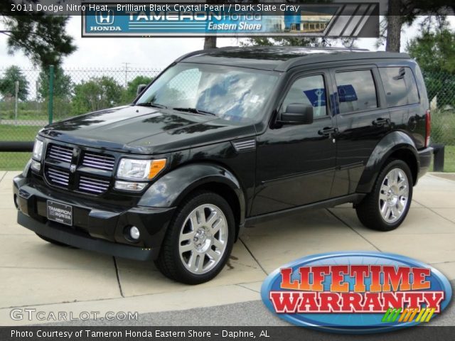 2011 Dodge Nitro Heat in Brilliant Black Crystal Pearl