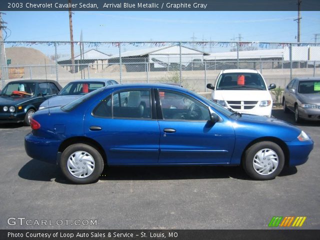 2003 Chevrolet Cavalier Sedan in Arrival Blue Metallic
