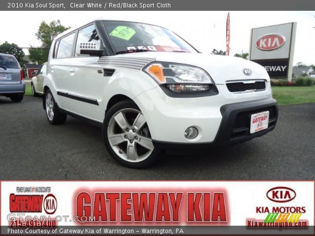 2010 Kia Soul Sport in Clear White