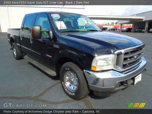 2003 Ford F350 Super Duty XLT Crew Cab in Black