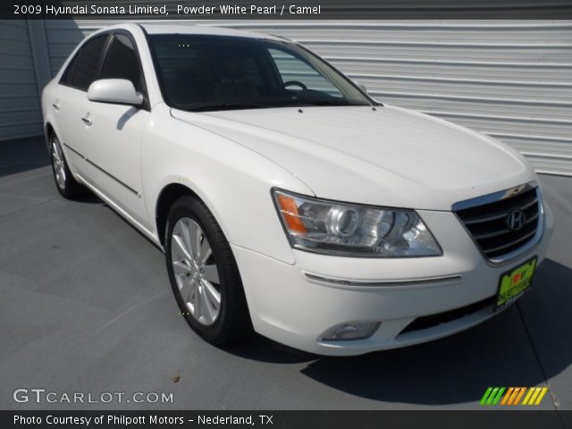 2009 Hyundai Sonata Limited in Powder White Pearl