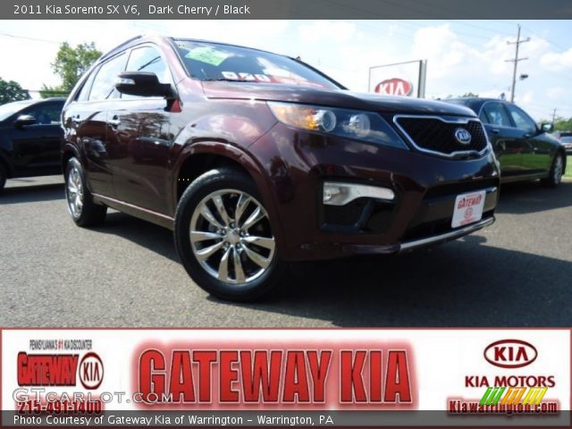 2011 Kia Sorento SX V6 in Dark Cherry