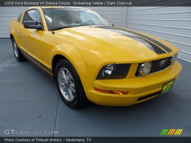 2006 Ford Mustang V6 Deluxe Coupe in Screaming Yellow