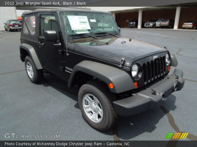 2012 Jeep Wrangler Sport 4x4 in Black