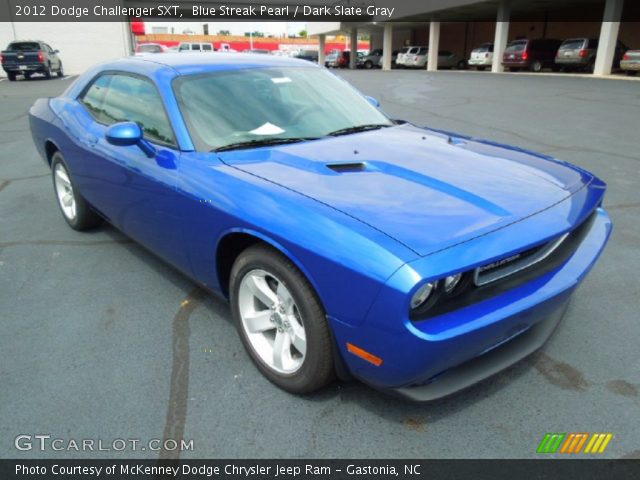 2012 Dodge Challenger SXT in Blue Streak Pearl