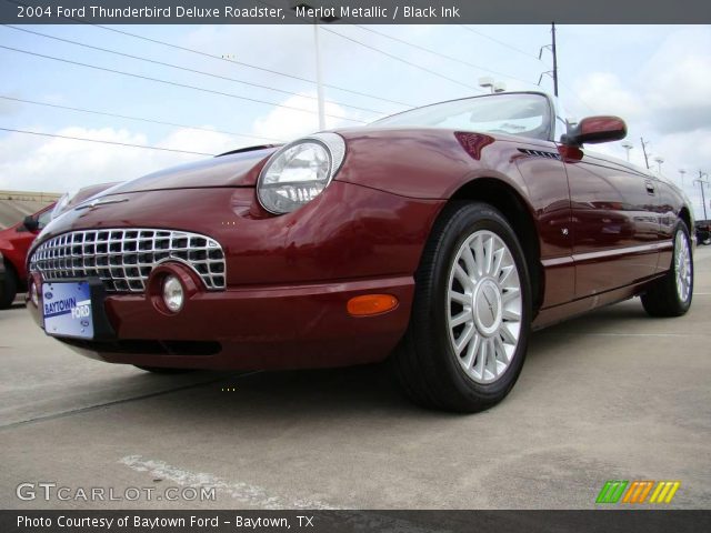 2004 Ford Thunderbird Deluxe Roadster in Merlot Metallic