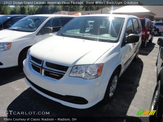 2013 Dodge Grand Caravan American Value Package in Stone White