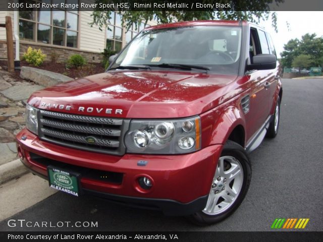 2006 Land Rover Range Rover Sport HSE in Rimini Red Metallic