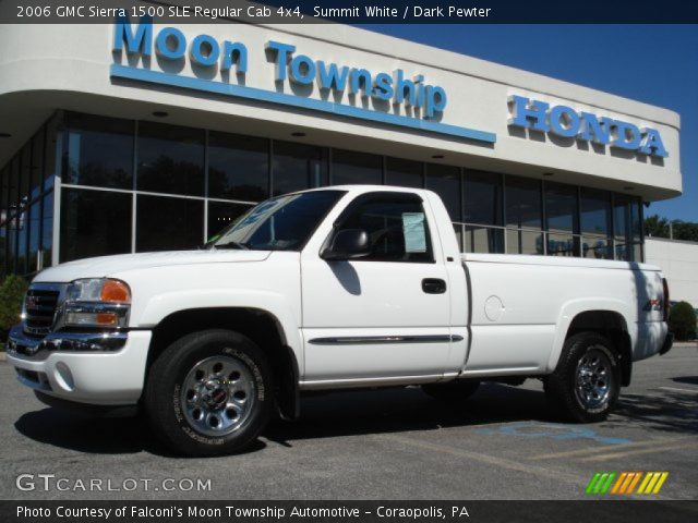 2006 GMC Sierra 1500 SLE Regular Cab 4x4 in Summit White