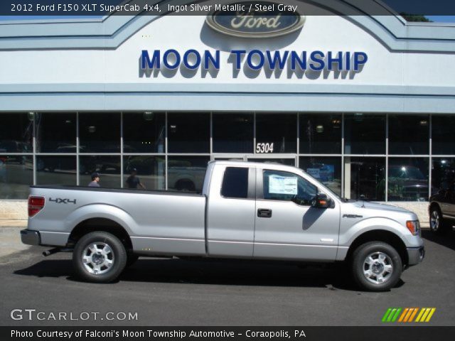 2012 Ford F150 XLT SuperCab 4x4 in Ingot Silver Metallic