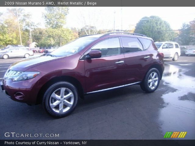 2009 Nissan Murano S AWD in Merlot Metallic